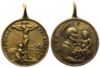 Medaglia Devozionale San Giuseppe con la Passione di Cristo - XVII Secolo (1600) - Ae gr.9,52 Ø mm32,5 
n.a.