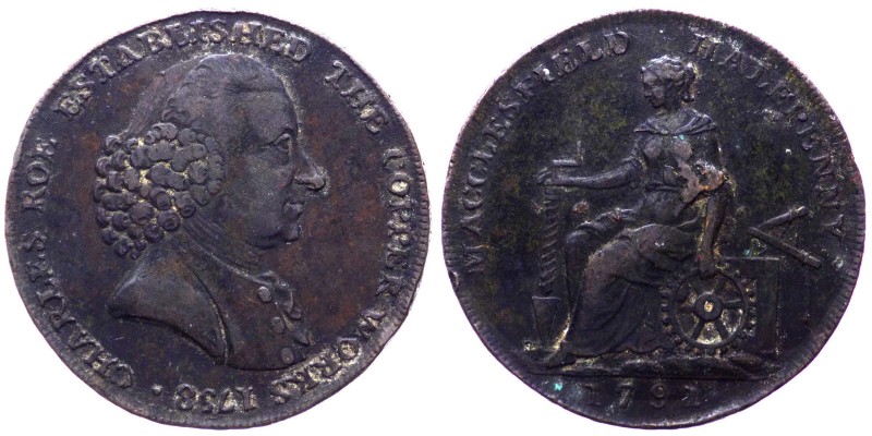 Inghilterra Half Penny 1791 - Ae gr.12,60 Ø mm31 
n.a.