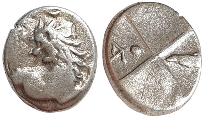 Hemidrachm AR>br>Thrace. Chersonesos, 386-338 BC, Chersonesos (Sevastopol, Ukrai...