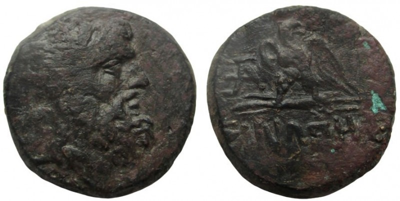 Bronze Æ
Paphlagonia, Sinope, c. 95-70 BC, Laureate head of Zeus right / Eagle ...