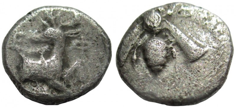 Trihemiobol AR
Ionia. Ephesos c. 390-380 BC
10 mm, 0,77 g