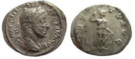 Denarius Æ
Severus Alexander (222-235), Rome, IMP C M AVR SEV ALEXAND AVG, bust right / VIRTVS AVGG, virtus standing right
18 mm, 2,95 g