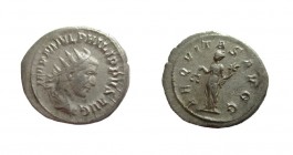Antoninianus AR
Philip I Arab (244-249), Rome, very fine
24 mm, 4,60 g
