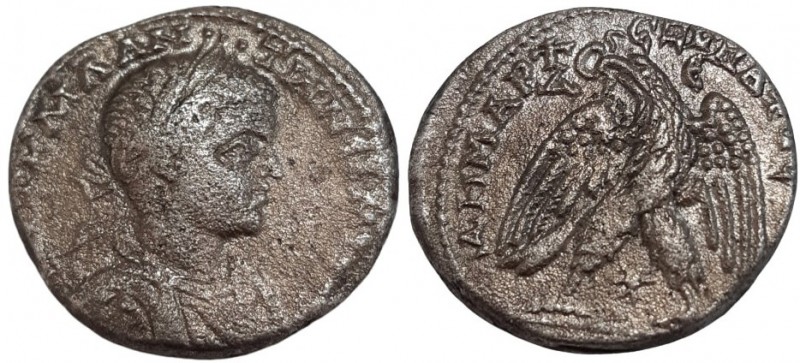 Tetradrachm BI
Seleucis and Pieria. Antioch. Elagabalus (218-222)
25 mm, 11,77...