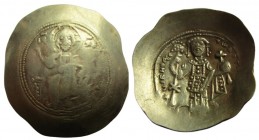 Histamenon El Nomisma
Nicephorus III Botaniates (1078-1081), Constantinople, IC - XC. Christ Pantokrator seated facing on thronen / + NIKHΦ ΔЄCΠ Tω B...