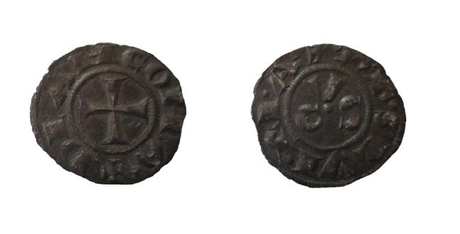 Denier AR
Italy. Ancona Denaro, Sant Judas Quiriacus 15 mm, 0,56 g