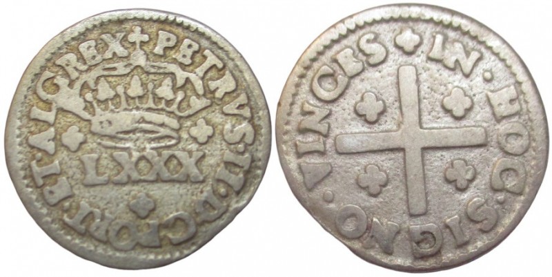 100 Reis AR
Pedro II (1683-1706)
21 mm, 2,67 g