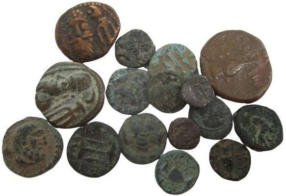 Lot of 16 Greek Coins, SOLD AS SEEN, NO RETURN!