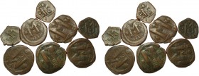 Lot of 8 Byzantine Coins, SOLD AS SEEN, NO RETURN!