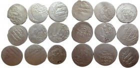 Lot of 9 Islamic Coins, Ilhanids, SOLD AS SEEN, NO RETURN!