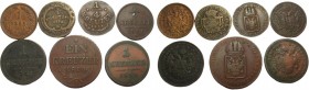 Lot of 7 Austrian Coins (1772-1885), SOLD AS SEEN, NO RETURN!