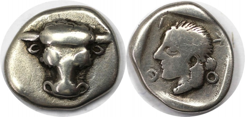 Griechische Münzen, PHOCIS. BUNDESPRÄGUNG. Triobol (2.70g). 457 - 446 v.Chr. Vs....
