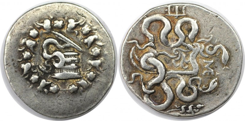 Griechische Münzen, MYSIA. PERGAMON. Cistophor (12.48g). nach 133 v. Chr. Vs.: C...