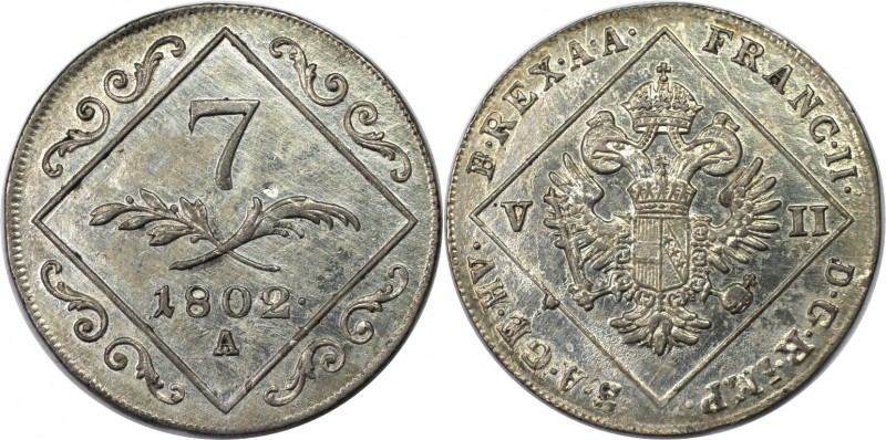 RDR – Habsburg – Österreich, RÖMISCH-DEUTSCHES REICH. Franz II. (1792-1835). 7 K...