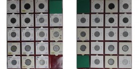 Lot von 18 Münzen 1935-1943