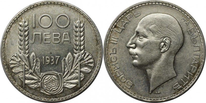 Europäische Münzen und Medaillen, Bulgarien / Bulgaria. Boris III. 100 Leva 1937...