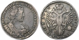 Poltina (1/2 Rubel) 1733