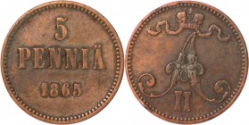 5 Penniä 1865