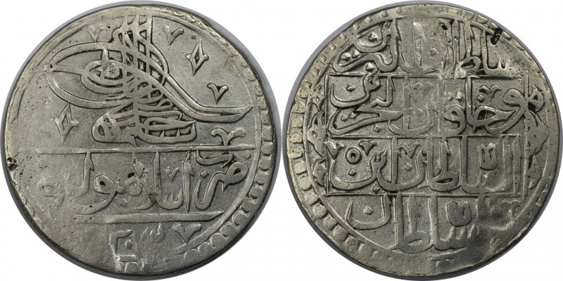 Weltmünzen und Medaillen, Türkei / Turkey. Yuzluk AH 1203/5 (1793), Silber. 31.2...