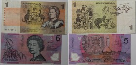 Lot von 2 Banknoten 1983 - 1996
