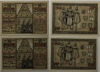 Lot von 2 Banknoten 1921
