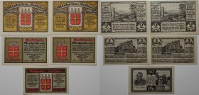 Lot von 5 Banknoten 1921