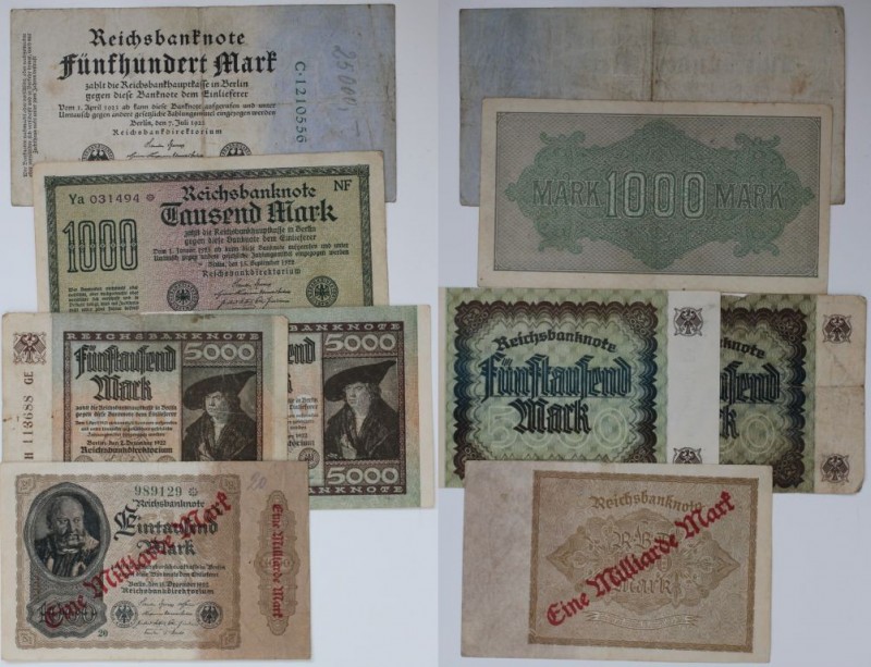 Banknoten, Deutschland / Germany, Lots und Sammlungen. Notgeld, Inflationsgeld, ...