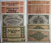 Lot von 5 Banknoten 1923