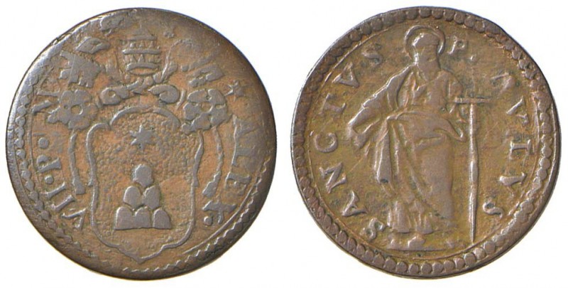 Gubbio – Alessandro VII (1665-1667) - Quattrino - Munt. 105 C
BB+