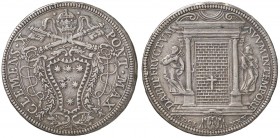 Roma – Clemente X (1670-1676) - Piastra 1675 - Munt. 16 R
Appiccagnolo rimosso.
BB-SPL