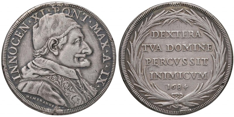 Roma – Innocenzo XI (1676-1689) - Piastra 1684 - Munt. 30 R
Appiccagnolo rimosso...