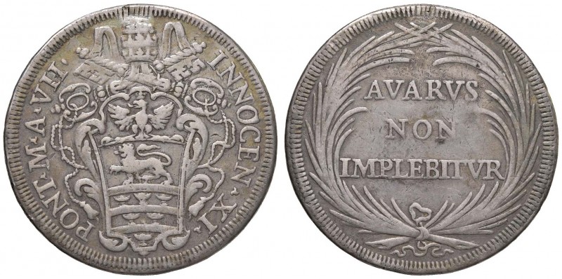 Roma – Innocenzo XI (1676-1689) - ½ Piastra An. VII - Munt. 49 R
Appiccagnolo ri...