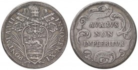 Roma – Innocenzo XI (1676-1689) - ½ Piastra An. VII - Munt. 53 C
Foro otturato.
BB+