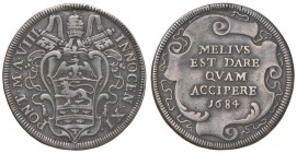 Roma – Innocenzo XI (1676-1689) - Testone 1684 - Munt. 69 R
Appiccagnolo rimosso.
BB