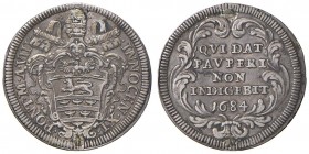 Roma – Innocenzo XI (1676-1689) - Giulio 1684 An. VIII - Munt. 159 C
Foro otturato.
BB+