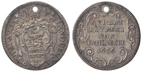 Roma – Innocenzo XI (1676-1689) - Giulio 1686 An. XI - Munt. 163 C
Forato.
BB-SPL