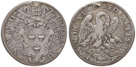 Roma – Innocenzo XII (1691-1700) - ½ Piastra 1692 - Munt. 33 RR
Foro otturato.
BB