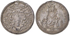 Roma – Clemente XI (1700-1721) - Testone An. VII - Munt. 59 RRR
Appiccagnolo rimosso e foro otturato.
BB+