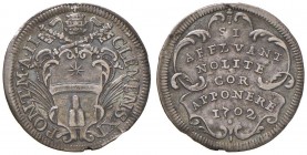 Roma – Clemente XI (1700-1721) - Giulio 1702 An. II - Munt. 109 C
Appiccagnolo rimosso.
BB