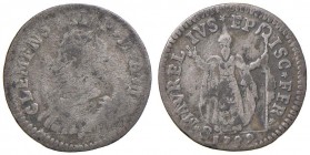 Ferrara – Clemente XI (1700-1721) - Muraiola da 4 Baiocchi 1709 - Munt. 240 C
MB 