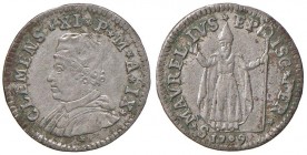 Ferrara – Clemente XI (1700-1721) - Muraiola da 4 Baiocchi 1709 - Munt. 240B C
Modeste ossidazioni.
SPL