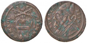 Gubbio – Clemente XI (1700-1721) - Quattrino An. III - Munt. 297 RR
Ossidazioni.
BB+