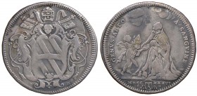 Roma – Clemente XII (1730-1740) - Testone 1736 - Munt. 31 R
Foro otturato.
BB