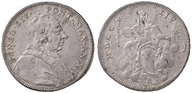 Roma – Benedetto XIV (1740-1758) - ½ Scudo 1754 - Munt. 49 R
Mancanze di metallo.
SPL