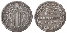 Roma – Benedetto XIV (1740-1758) - Grosso 1743 An. III - Munt. 76 R
BB