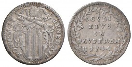 Roma – Benedetto XIV (1740-1758) - Grosso 1744 An. V - Munt. 84 RR
BB+