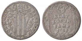Roma – Benedetto XIV (1740-1758) - Grosso 1748 An. IX - Munt. 137 R
BB