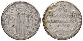 Roma – Benedetto XIV (1740-1758) - Un Carlino Romano 1750 An. XI - Munt. 156B RR
BB