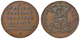 Bologna – Pio VII (1800-1823) - Quattrino 1822 - Gig. 77 R
BB+