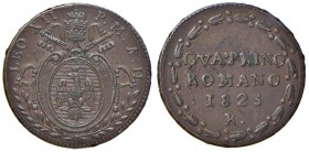 Roma – Leone XII (1823-1829) - Quattrino 1825 - Gig. 16 C
BB-SPL